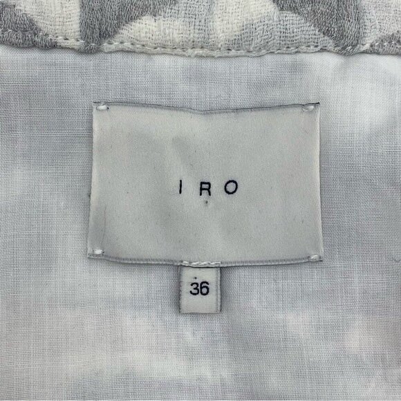 Revolve IRO Women's White Otavia Geometric Quilted Multico Jacket EU 36/C34 - Picture 11 of 17